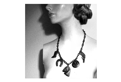 Lill's Jewelry Tokyo. by A Plastic Jewelry & Arty. | 1920's - 1930's - 1940's Vintage Style Western Necklace.